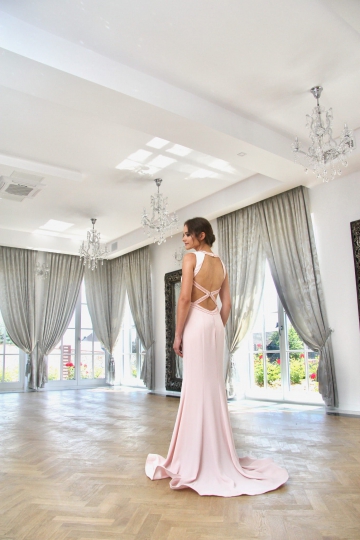 Suknia balowa Irmina Różowa